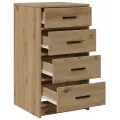 Buffet en chêne artisanal 40x41x75 cm Bois d'ingénierie