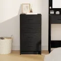 Buffet Chêne Noir 40x41x75 cm Bois d'ingénierie