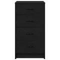 Buffet Chêne Noir 40x41x75 cm Bois d'ingénierie