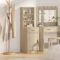 Placard haut chêne Sonoma 40x41x135 cm bois d'ingénierie