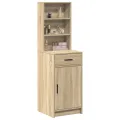 Placard haut chêne Sonoma 40x41x135 cm bois d'ingénierie