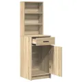 Placard haut chêne Sonoma 40x41x135 cm bois d'ingénierie