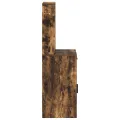 Highboard en chêne fumé, 40x41x135 cm, en bois d'ingénierie
