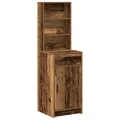 Armoire haute Bois ancien 40x41x135 cm