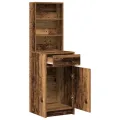 Armoire haute Bois ancien 40x41x135 cm