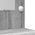 Ensemble de meuble de coiffeuse 3 pièces  - Bois d'ingénierie gris Sonoma