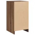 Buffet en chêne brun 40x41x75 cm en bois d'ingénierie