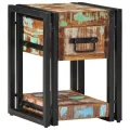 Table de Nuit 40x40x40 cm en Bois Massif Récupéré