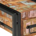 Table de Nuit 40x40x40 cm en Bois Massif Récupéré