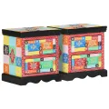 Armoire de chevet  2 pcs Multicolore 40x35x45 cm en bois reconstitué