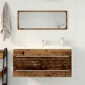 Meuble lavabo Bois ancien 100x38,5x48 cm Bois aggloméré