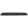 Coussin de palette pour banc Noir 150x40x8 cm Tissu Oxford