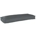 Coussins de palette pour banc 2 pcs Anthracite 100x40x8 cm en tissu Oxford