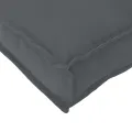 Coussins de palette pour banc 2 pcs Anthracite 100x40x8 cm en tissu Oxford