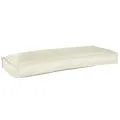 Coussin de palette pour banc Crème 100x40x8 cm Tissu Oxford