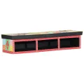 Meuble TV mural  Multicolore 100x30x22cm en bois d'ingénierie