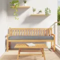 Coussin de palette pour banc Gris 180x40x8 cm en tissu Oxford