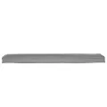 Coussin de palette pour banc Gris 180x40x8 cm en tissu Oxford