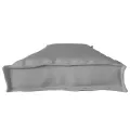 Coussin de palette pour banc Gris 180x40x8 cm en tissu Oxford