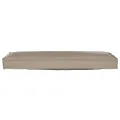Coussin de palette pour Banc Taupe 120x40x8 cm Tissu Oxford