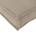 Coussin de palette pour Banc Taupe 120x40x8 cm Tissu Oxford