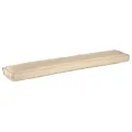 Coussin de palette pour banc beige 200x40x8 cm en tissu Oxford