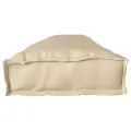 Coussin de palette pour banc beige 200x40x8 cm en tissu Oxford