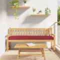 Coussin de palette pour banc Rouge vin 180x40x8 cm Tissu Oxford