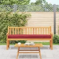 Coussin de palette pour banc Rouge vin 180x40x8 cm Tissu Oxford