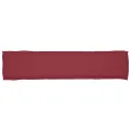 Coussin de palette pour banc Rouge vin 180x40x8 cm Tissu Oxford
