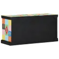 Meuble TV  Multicolore 100x35x50 cm en bois de mangue massif
