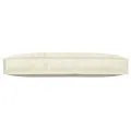 Coussin de palette pour dossier Crème 80x40x12 cm Tissu Oxford