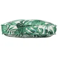 Coussin de palette pour dossier motif feuilles 70x40x12 cm en tissu Oxford