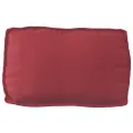 Coussin Palette pour Dossier Rouge Vin 70x40x12 cm Tissu Oxford