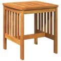 Ensemble de salon de jardin 3 pièces avec coussins en bois d'acacia massif