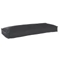 Coussin de palette pour banc noir 100x40x8 cm tissu Oxford