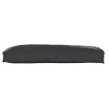 Coussin de palette pour banc noir 100x40x8 cm tissu Oxford