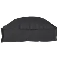 Coussin de palette pour banc noir 100x40x8 cm tissu Oxford