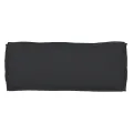 Coussin de palette pour banc noir 100x40x8 cm tissu Oxford
