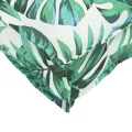 Ensemble de coussins de palette en 2 pièces motif feuillage en tissu Oxford