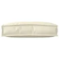 Coussin de palette pour dossier Crème 60x40x12 cm Tissu Oxford