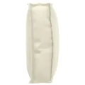 Coussin de palette pour dossier Crème 60x40x12 cm Tissu Oxford