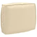 Coussin de palette pour dossier Beige 50x40x12 cm en tissu Oxford