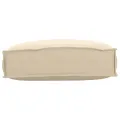 Coussin de palette pour dossier Beige 50x40x12 cm en tissu Oxford