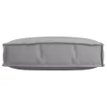 Coussin de Palette pour Siège Gris 60x60x12 cm Tissu Oxford