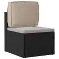 Coussin de palette pour dossier Taupe 50x40x12 cm Tissu Oxford