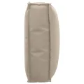 Coussin de palette pour dossier Taupe 50x40x12 cm Tissu Oxford