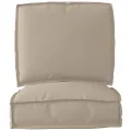 Set de coussins de palette 2 pièces taupe en tissu oxford