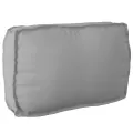Ensemble de coussins de palette 3 pièces en tissu oxford gris