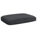 Coussin de Palette pour Siège Noir 120x80x12 cm Tissu Oxford